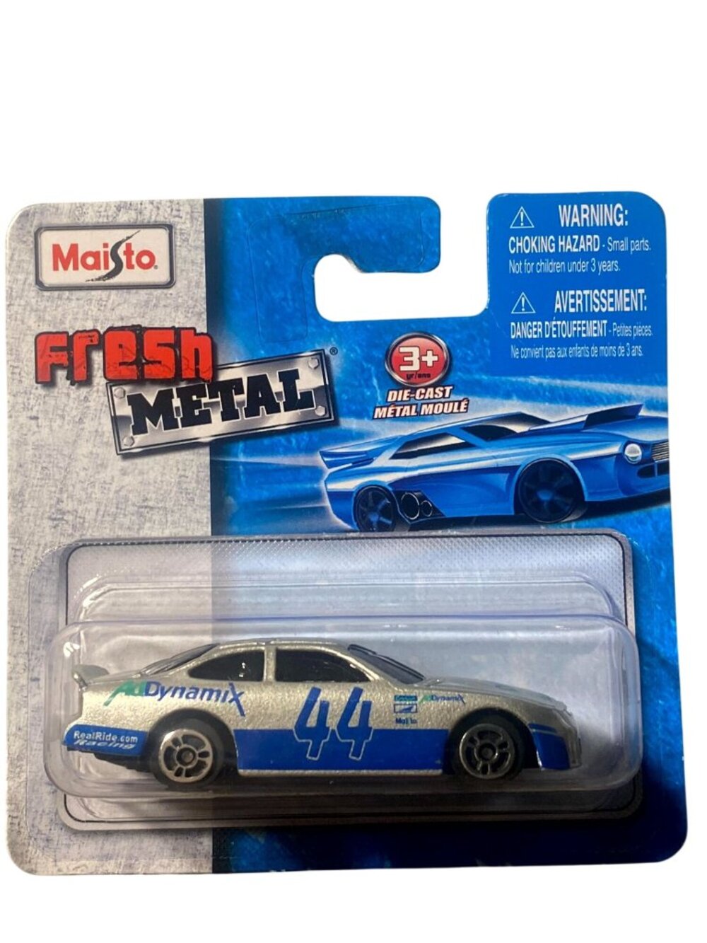 Maisto Fresh Metal Die-Cast Race Car Adorned With Dynamic Graphics & Number 44